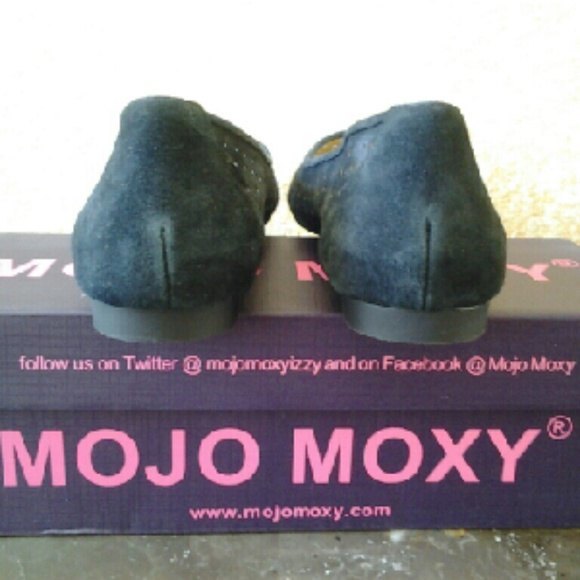 Mojo Moxy Suede Pointy Toe Flats Sz 9.5 NWB - Picture 6 of 7